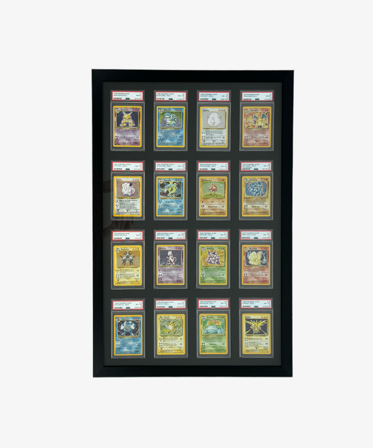 Pokémon - Base set art work - 16 PSA-8 graded cards