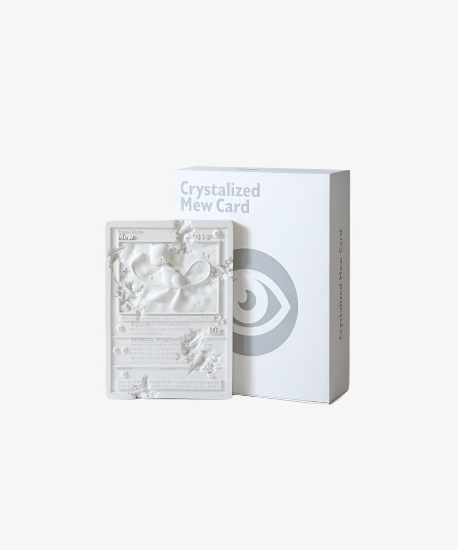 Daniel Arsham x Pokémon Crystalized Mew Card Sculpture