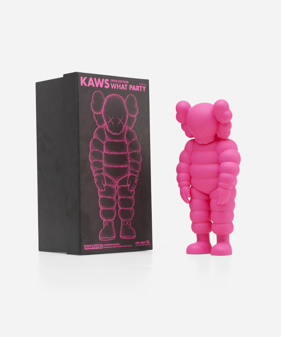 KAWS - What Party - Vinyl Pink